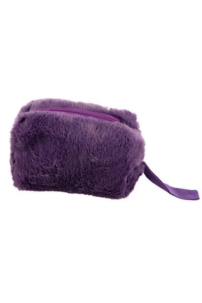 Tikatti Plush Makeup Bag Purple