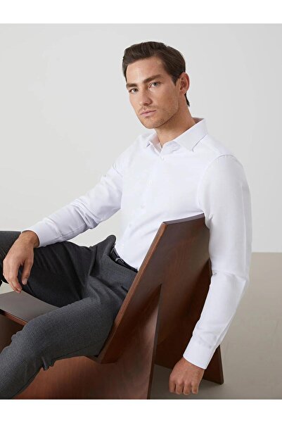 LC Waikiki LCWAIKIKI Cămașă Oxford pentru bărbați, cu mâneci lungi, slim fit (W5)