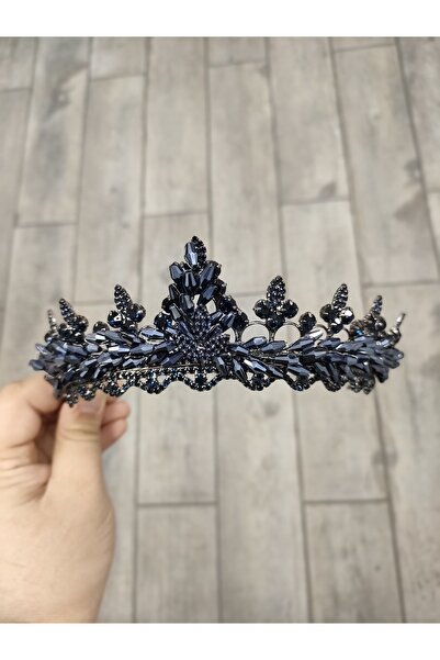 Ayenci نموذج أنيق من الحجر الأزرق الداكن، تصميم أنيق للعروس، وعد، تاج الهينا