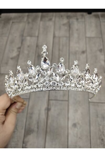 Ayenci Πριγκίπισσα Μοντέλο Κομψά σχεδιασμένη Νύφη με Πέτρες, Υπόσχεση, Στέμμα...