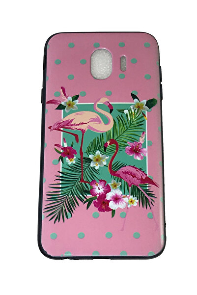 OEM Θήκη συμβατή με Samsung J4, Θήκη από σιλικόνη, Σχέδιο φλαμίνγκο
