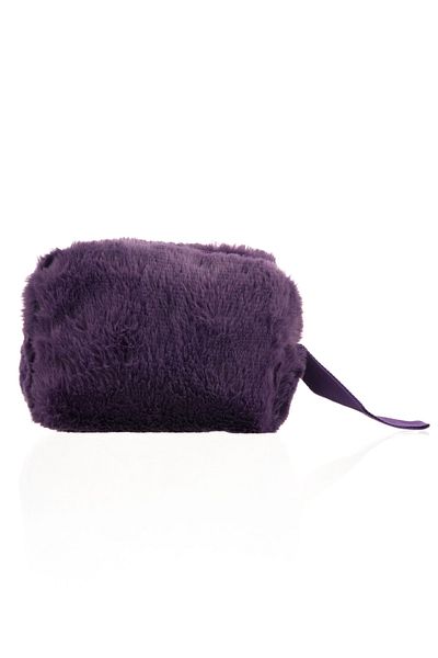 Tikatti Plush Makeup Bag Purple