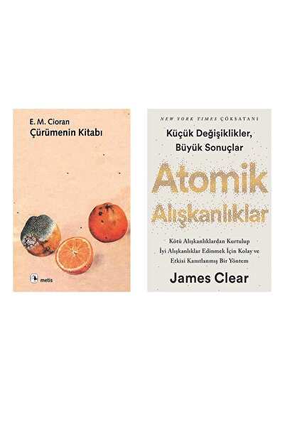 Metis Yayınları Atomik Alışkanlıklar James Clear- Çürümenin Kitabı