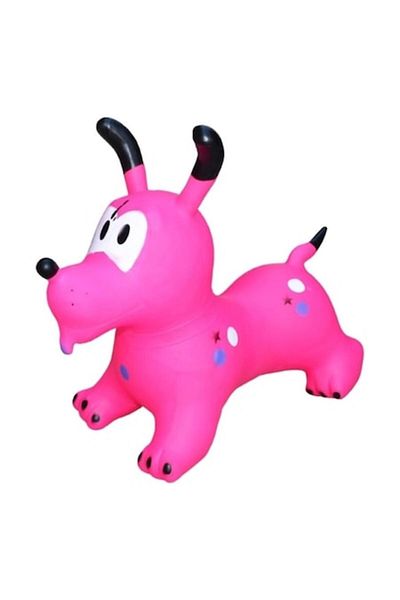 OEM Inflatable Dog, Rubber, Pink, 52 cm