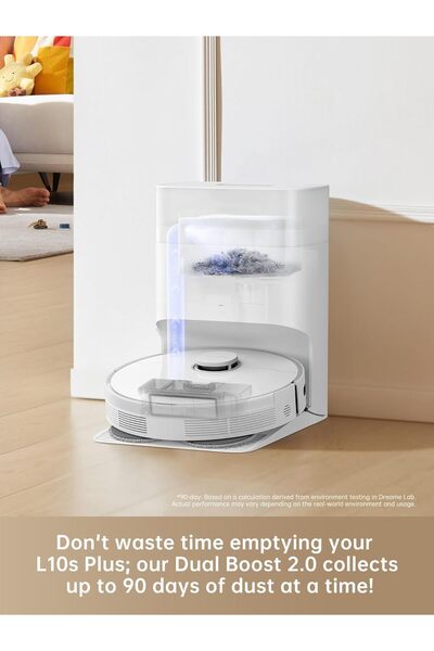 Dreame L10s Plus Robot Vacuum Cleaner, 7000Pa, Dust Collection for 90 Days