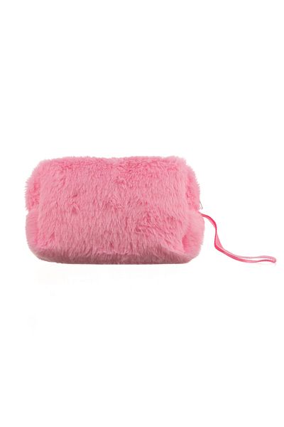 Tikatti Plush Makeup Bag Pink