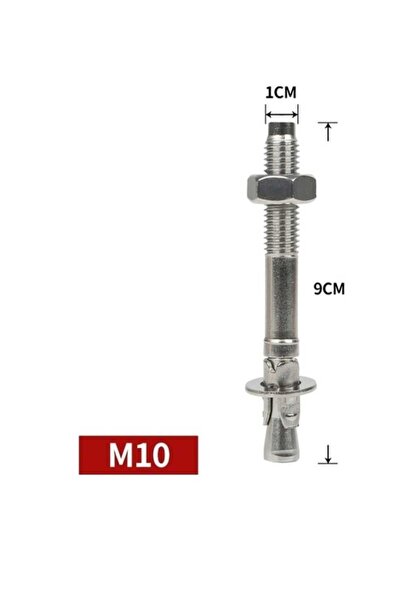 Skygo M8 Kaya Çivi Direği Paslanmaz Çelik Genişletme Vidaları - Kaya Çivisi Ç...