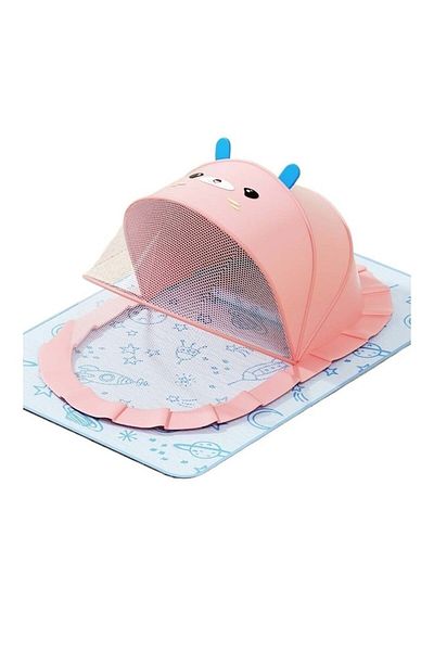LEIBOO Husa Anti - Insecte, Tantari, Parasolar, Pliabila, pentru Bebelusi, Protectie Soare, 0-1 An, 60 cm x