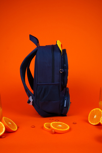 polo single Kore Tarzı figürlü Anaokul 2'li Çanta Seti Ergonomik Destek Pedli ve Astarlı 20+kg Dayanıklı