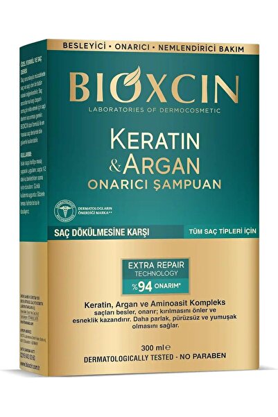 Bioxin Shampoo to Care for Worn and Damaged Hair with Keratin and Argan, 300 ...