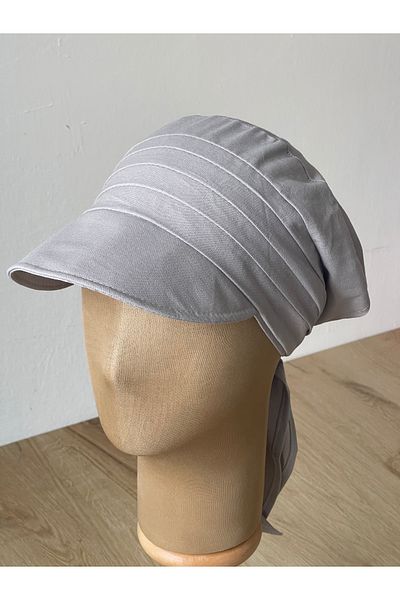 Rupen Kraft Safari Women's Hat, Tied Scarf Hat, Beach Hat, Visor Bandana Hat