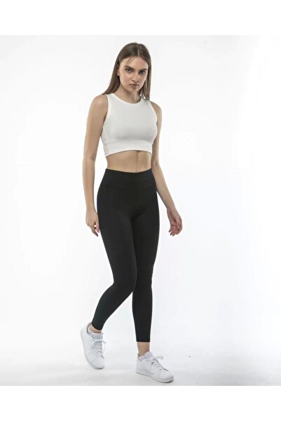 SuQ Women's High Waist Steel Leggings - Black