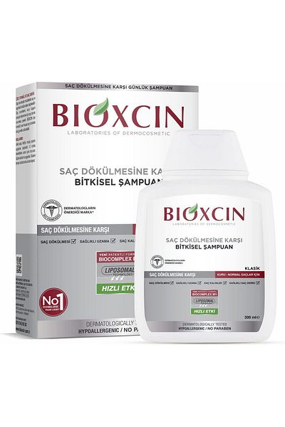 Bioxcin شامبو جينيسيس من بيوكسين، 300 مل، للشعر الجاف والعادي