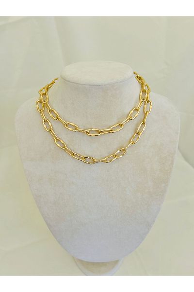 OITA Shine Double Row Chain Necklace