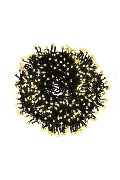 OEM Lumină liniară de Crăciun de 100 m, pentru exterior/interior, 1000 LED-uri, cu 8 efecte luminoase, alb cald