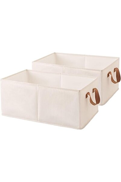 The Bros 2-Pack Foldable Clothes Storage Boxes with Handles – Wardrobe Organi...