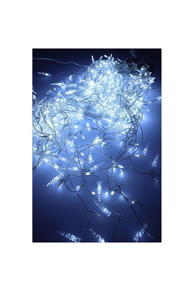 jumi Curtain light installation, outdoor/indoor, 500 LED, with FLASH effect, cool white