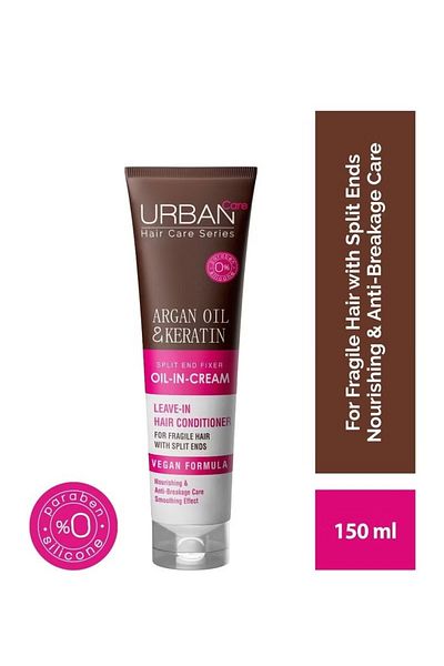 Urban Care Argan Oil & Keratin Conditioner, Vegan Formula, 150ml