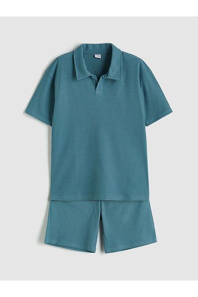 LC Waikiki LCW Kids Polo Collar Boys T-Shirts and Shorts