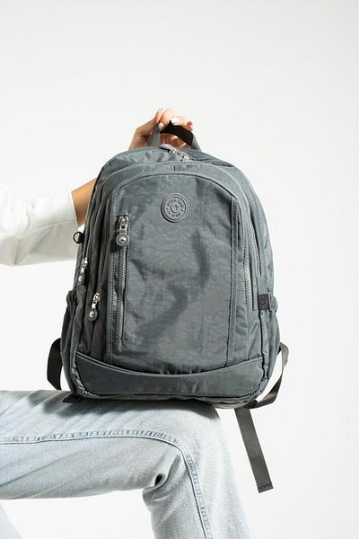 Baginn Unisex School Bag Clinker Fabric Daily Backpack 40*30 cm Multi-Pocket Lightweight Rainproof