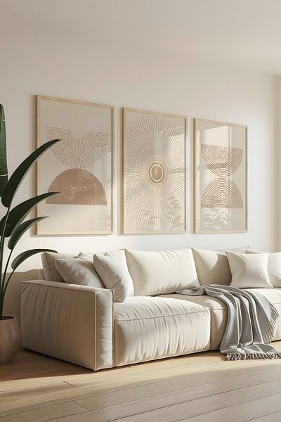 Home Ξύλινο πλαίσιο 3 τεμαχίων (Αφίσα + Πλαίσιο) Πίνακας Σαλόνι Σαλόνι Διακόσμηση Σαλονιού