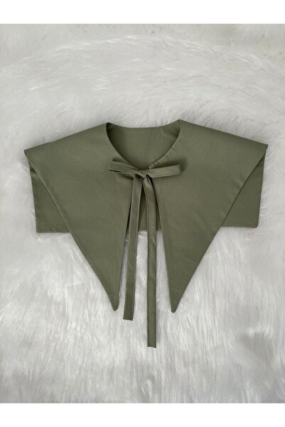 Eylülce Butik Paris Yaka Seyyar Yaka Haki Yeşil Özel Üretim (Yetişkin)