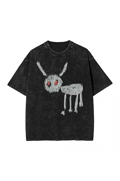 Violon تي شيرت Kod Trend Drake - For All the Dogs مطبوع وقابل للغسل للجنسين م...