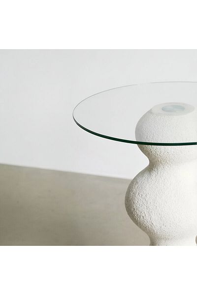 ket furniture طاولات بابلز , طاولة جانبية بملمس جذاب وشكل فريد.