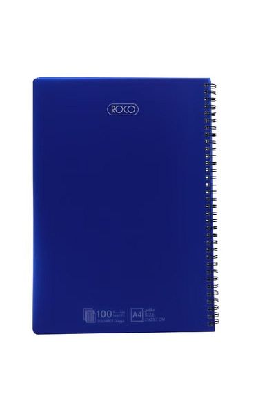 Roco Notebook A4100 Sheets Square Ruled