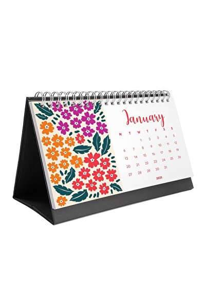bi'aldım Çiçek Galerisi 2026 Masa Takvimi, Rengarenk Çiçekli Takvim, 2026 Desk Calendar, Flowers Calendar 202