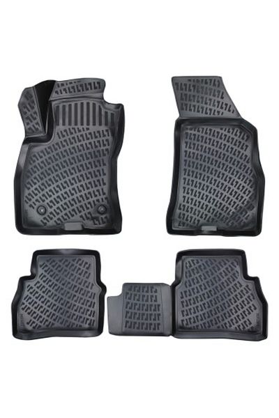 Umbrella Set covorașe auto din cauciuc pentru Fiat Doblo (Facelift) 2015-
