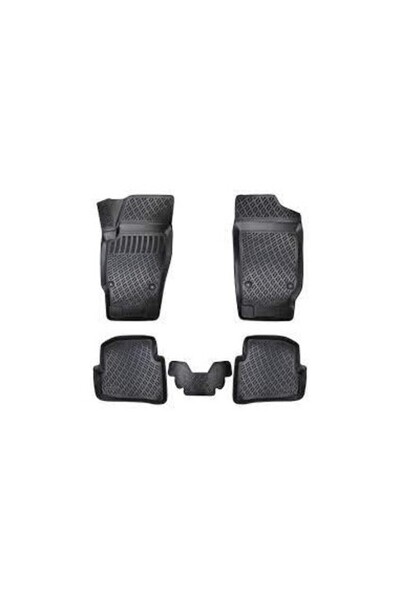 Umbrella Σετ λαστιχένια πατάκια αυτοκινήτου για Skoda Fabia I 1999-2007