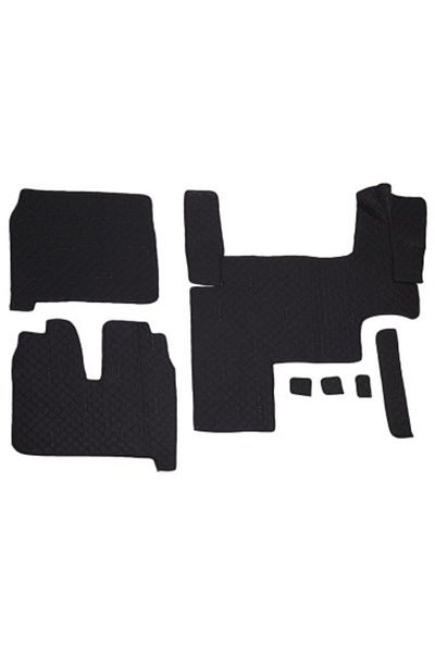 Umbrella Truck -leather Mat Set For Man Tgx 400-440 Euro 5 Red