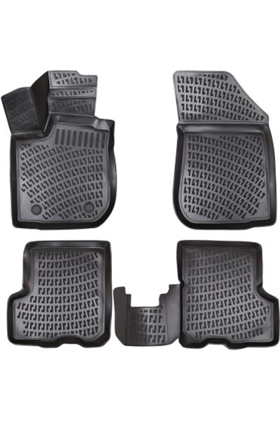 Umbrella Σετ λαστιχένια πατάκια αυτοκινήτου για Dacia Sandero I 2007-2012