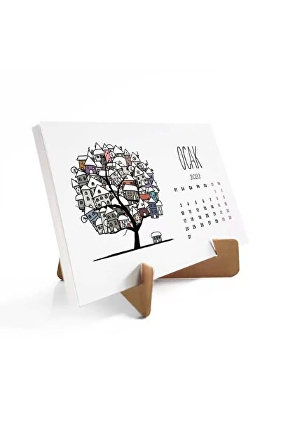 bi'aldım Mevsim Ağaç Takvim 2026 Masa Takvimi