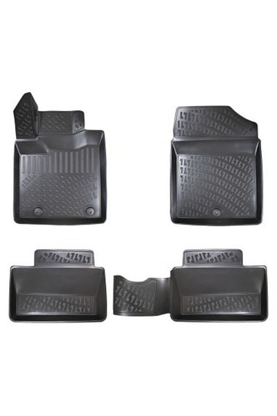 Umbrella Set of rubber car mats for Kia Picanto II 2011-2017