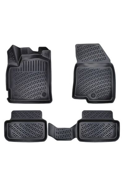 Umbrella Set of rubber tray-type car mats for Dacia Sandero III 2020-
