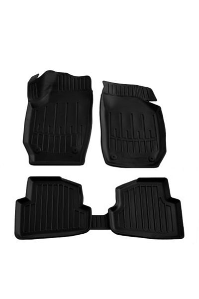 Umbrella Set of rubber car mats Skoda Fabia II (5J) (2007-2014)