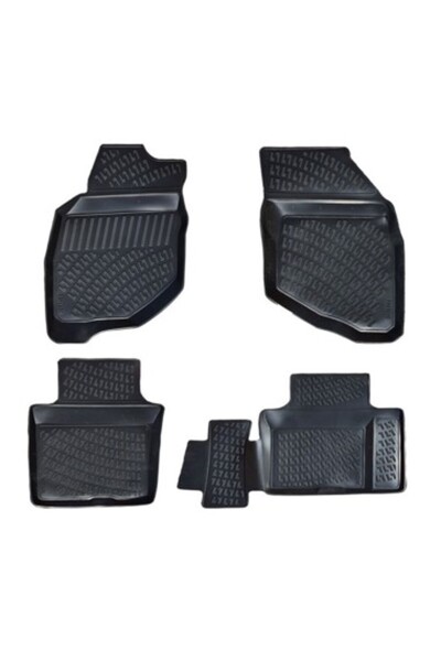 Umbrella Σετ λαστιχένια πατάκια αυτοκινήτου για Honda Jazz / Fit I 2001-2008