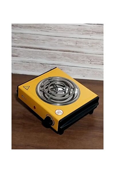 DLC Spiral Electric Heater – Efficient Heating in Yellow/Black, Compact and Powerful