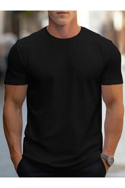 modamtn Men's Short Sleeve Crew Neck Two Thread Blouse