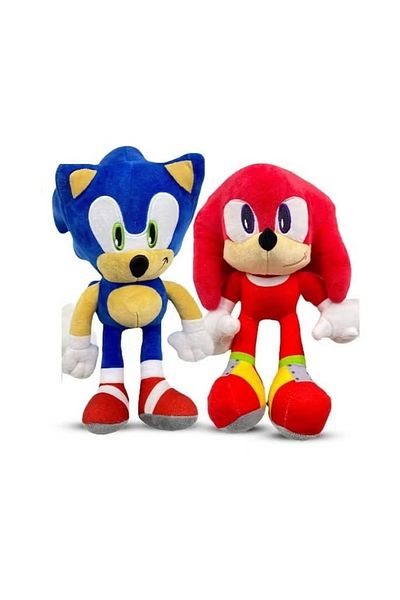 Sonic Plush Toy For Children Size 27x20cm 2pcs