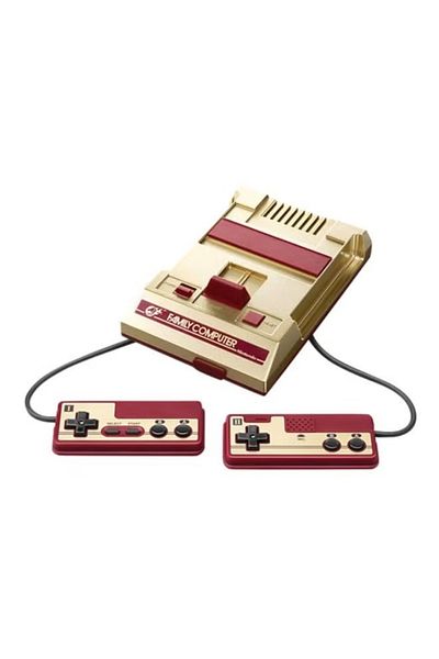 rexa Classic Mini Family Computer System Console – Beige/Red, Retro Gaming Fun for All Ages