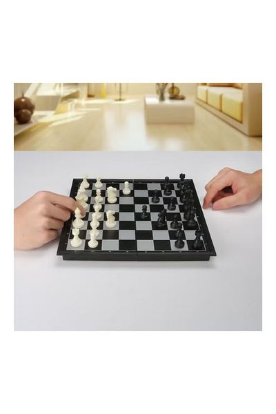 rexa Magnetic Chess Board – Portable Foldable Set for Easy Storage and Play