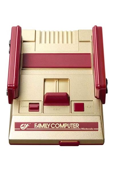rexa Classic Mini Family Computer System Console – Beige/Red, Retro Gaming Fun for All Ages