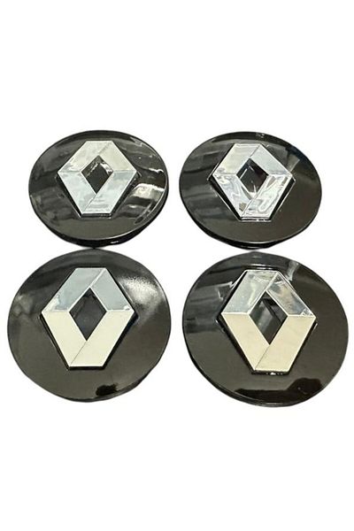 MAF Set 4 capace de roți Renault 57 mm, pentru jante, negre