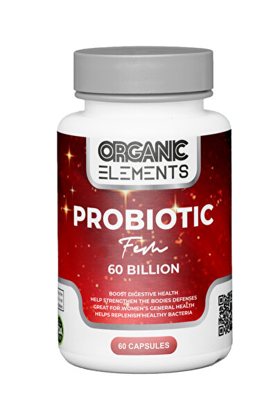 Organic Elements بروبيوتيك فيم 60 مليار خلية