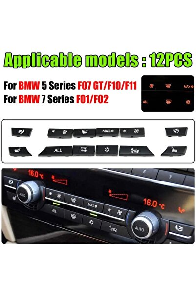 MAF Set 12 butoane climatizare BMW Seria 5 Seria 7 F10/F11 F01/F06 F07 F12