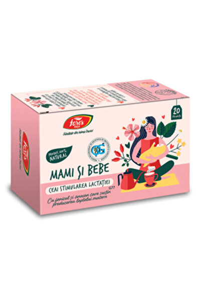 Fares Mami și bebe Stimularea lactației, G77, ceai la plic,