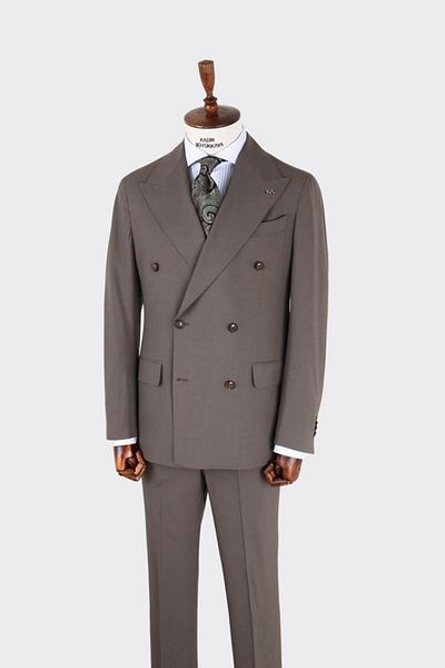 Kadir Büyükkaya Double Breasted Suit-Kab1205S